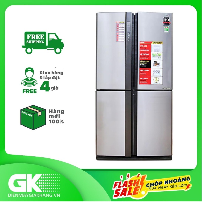 Tủ lạnh Sharp Inverter 556 lít SJ-FX630V-ST