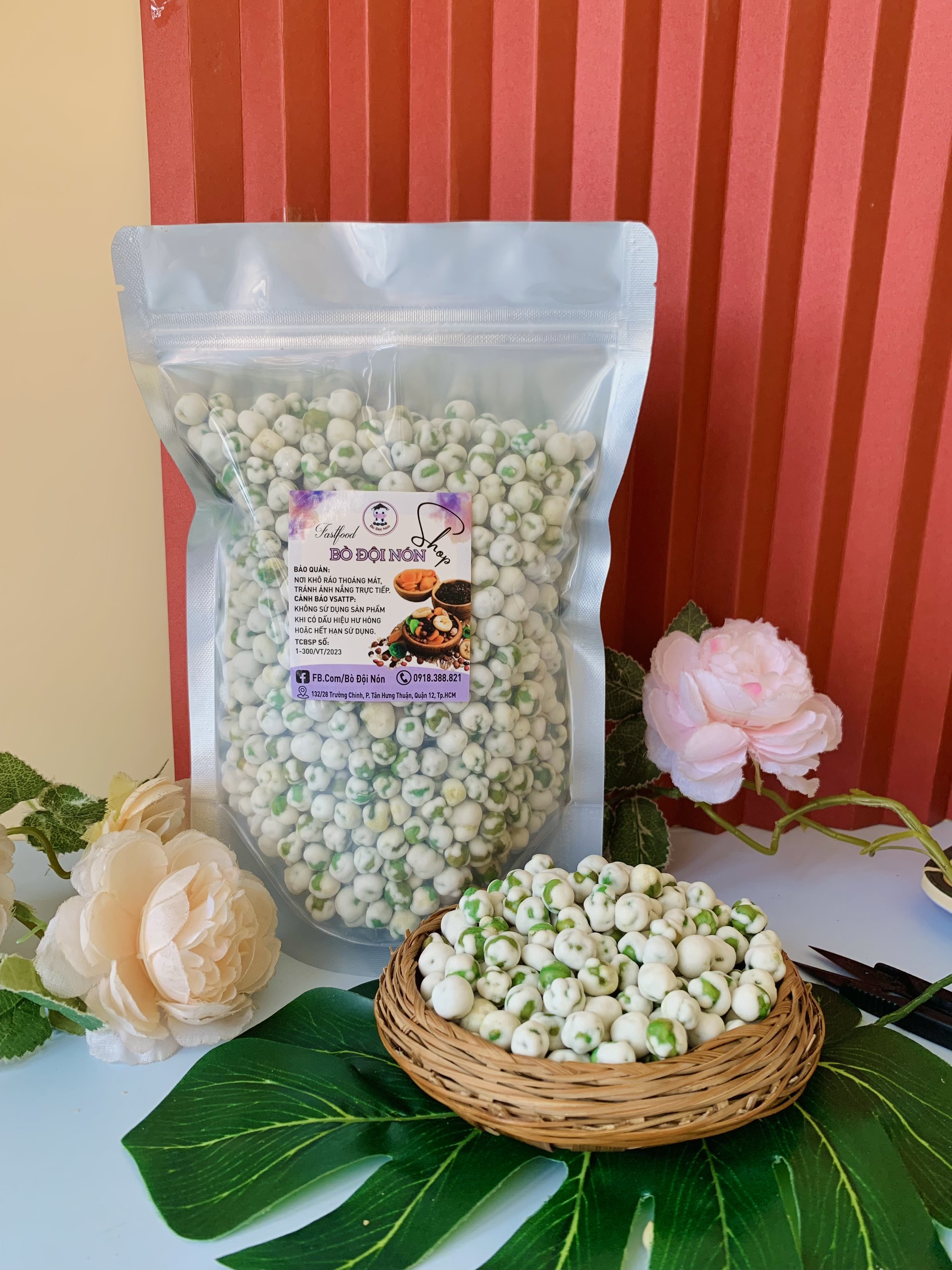 500g Đậu Hà Lan Sữa Bò Đội Nón