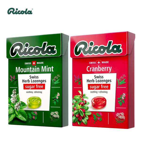 Kẹo Thảo Mộc Trái Cây Cranberry Ricola (40g)