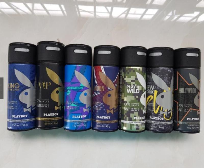 Xịt Khử Mùi Play Boy Toàn Thân Nam- 150ml