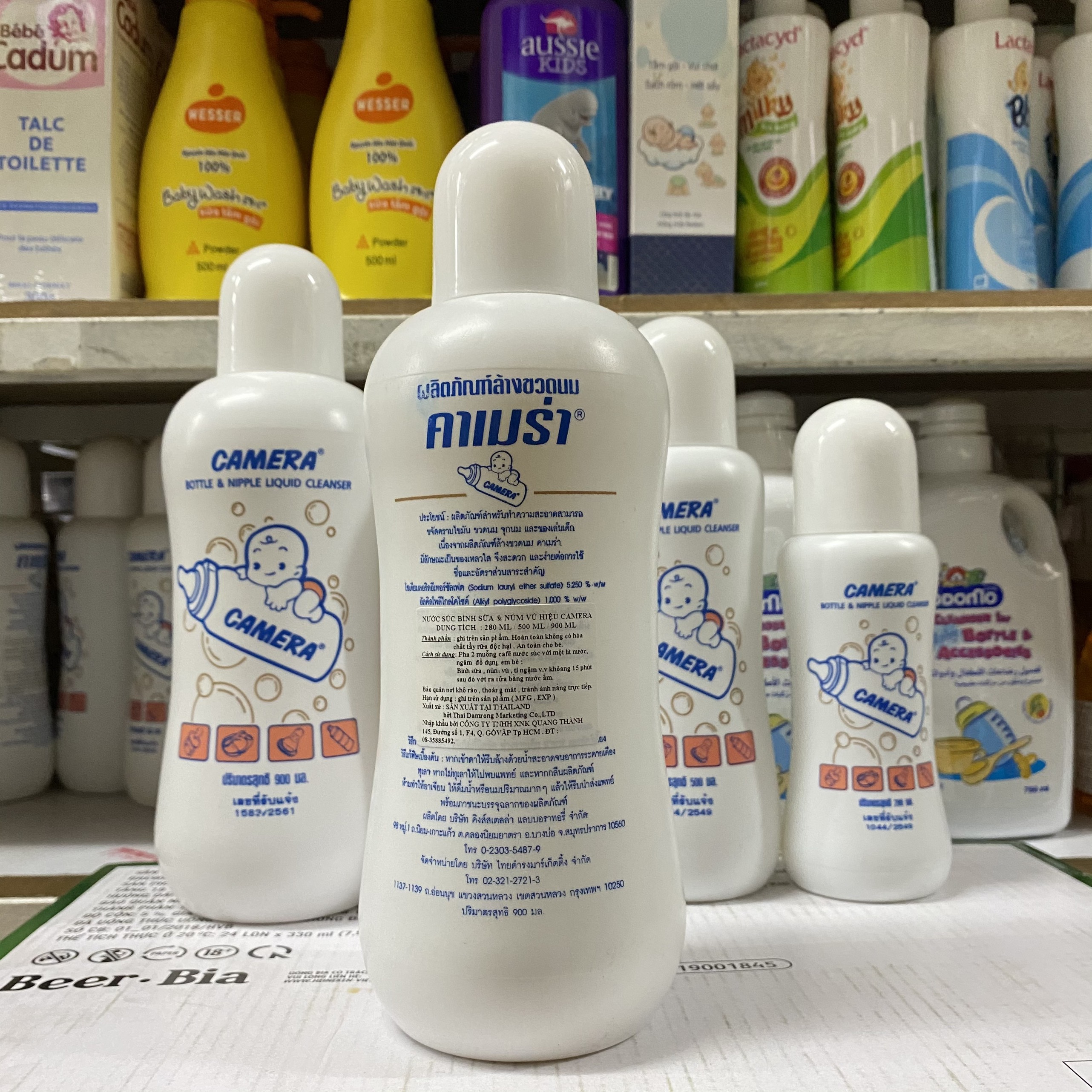 NƯỚC SÚC BÌNH SỮA CAMERA 900ML-500ML-250ML