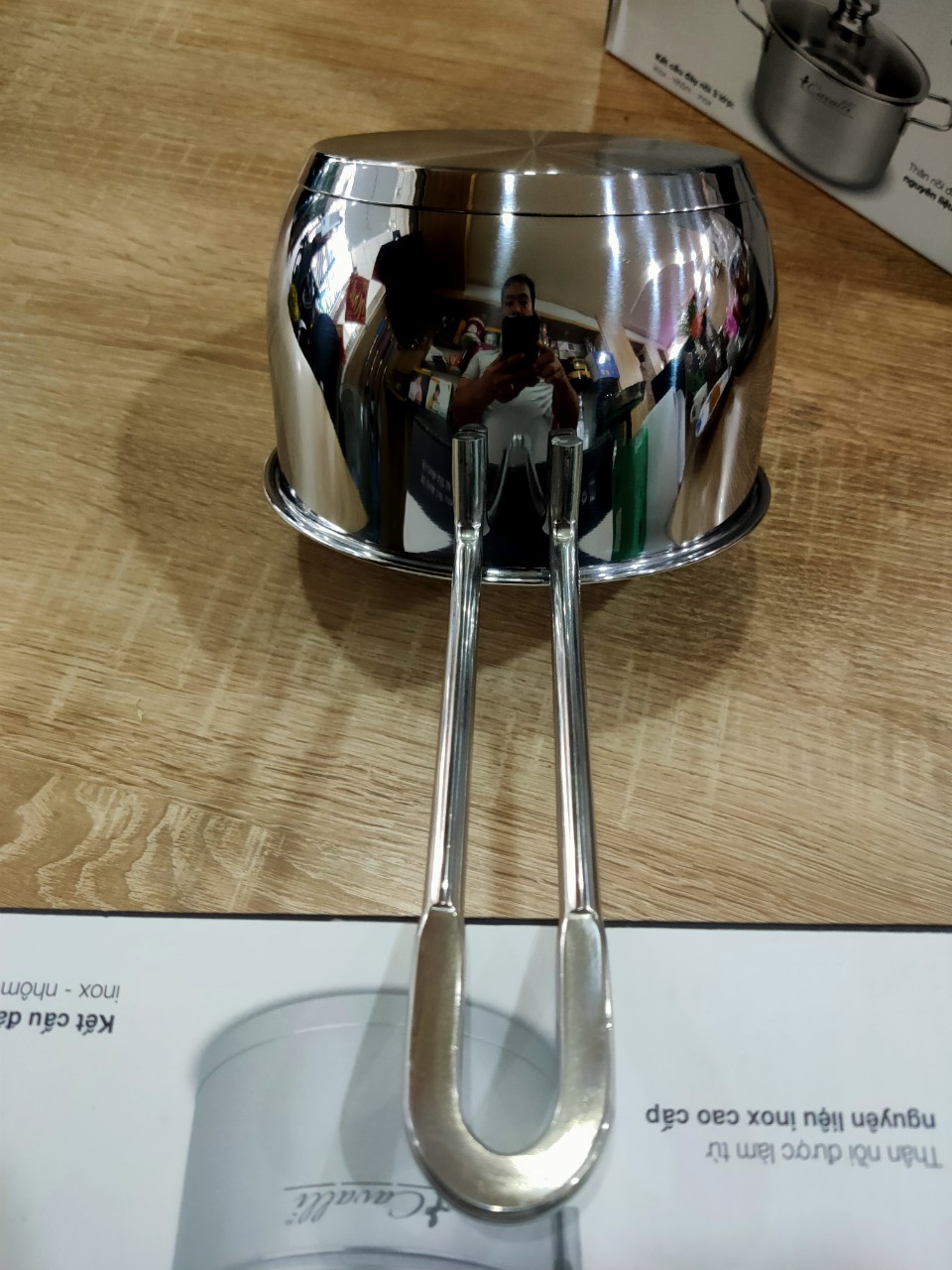 [HCM]nồi quánh bột cavalli inox cao cấp siêu bền 16cm