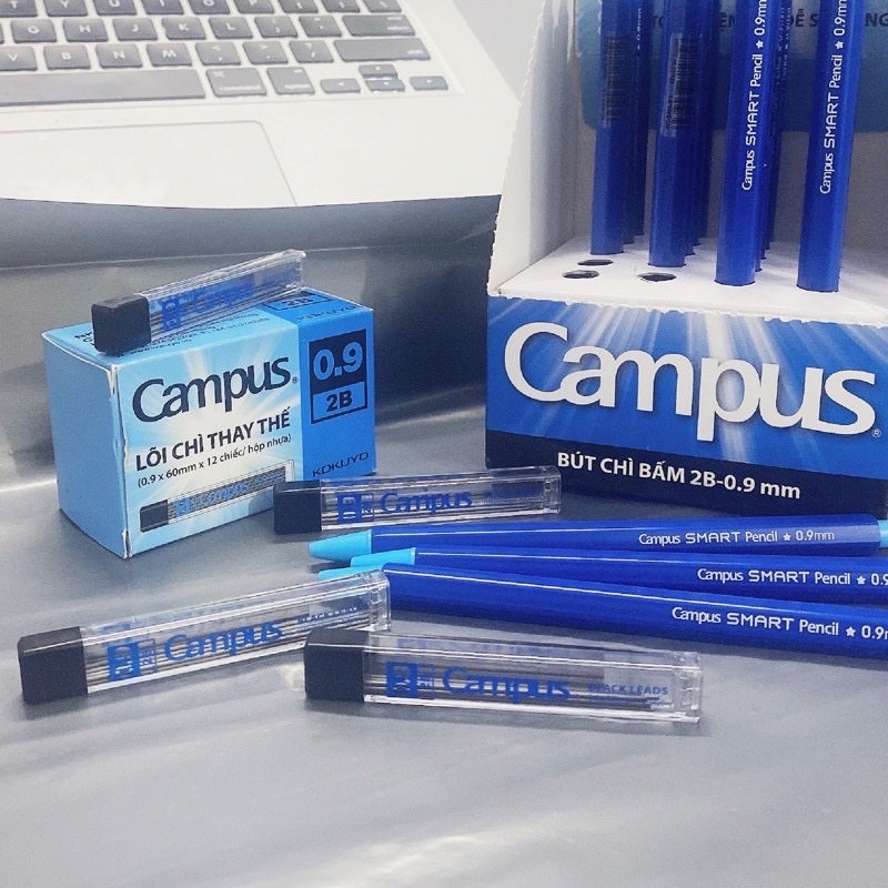 Bút chì bấm Campus 0.9mm trắc nghiệm.
