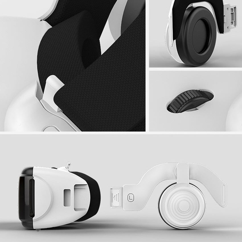 Kính VR Shinecon 6.0 G06EB có tai nghe hỗ trợ xem phim 3D trên điện thoại thông minh