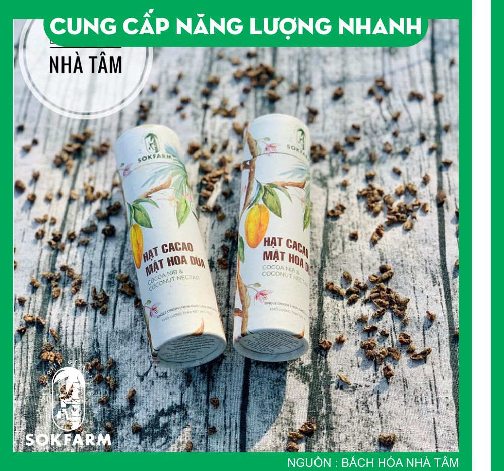 [HCM]Hạt Ca Cao Mật Hoa Dừa