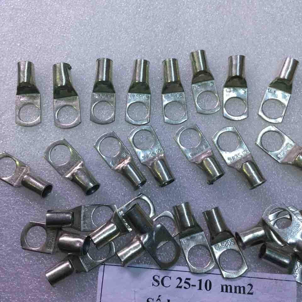 Đầu cốt bít trần SC 25-10 mm