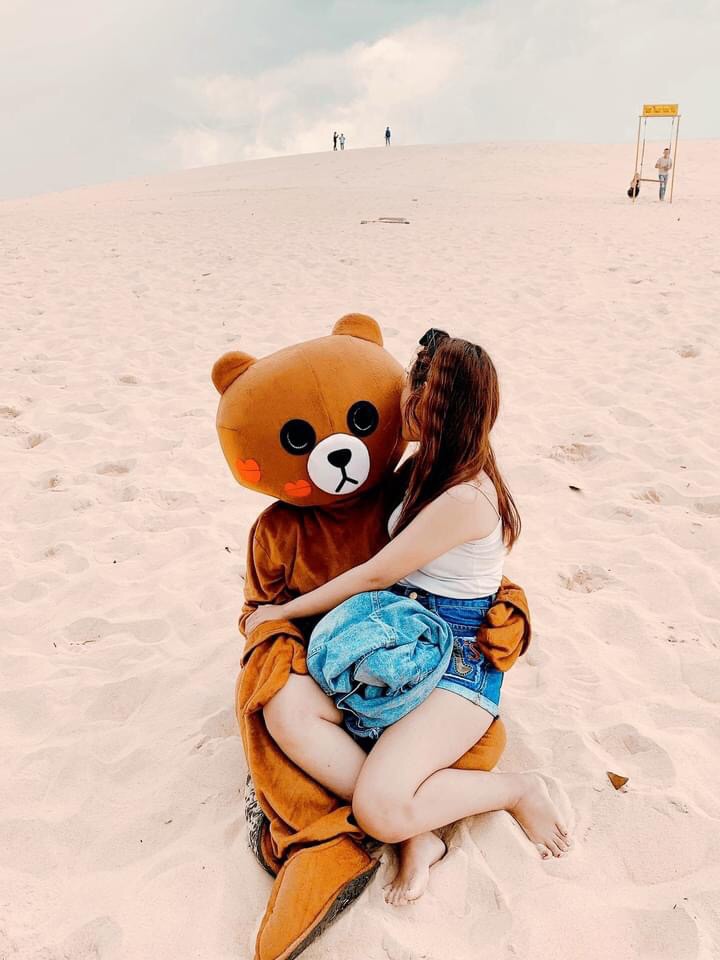 Gấu lầy Tik Tok Mascot gấu brown