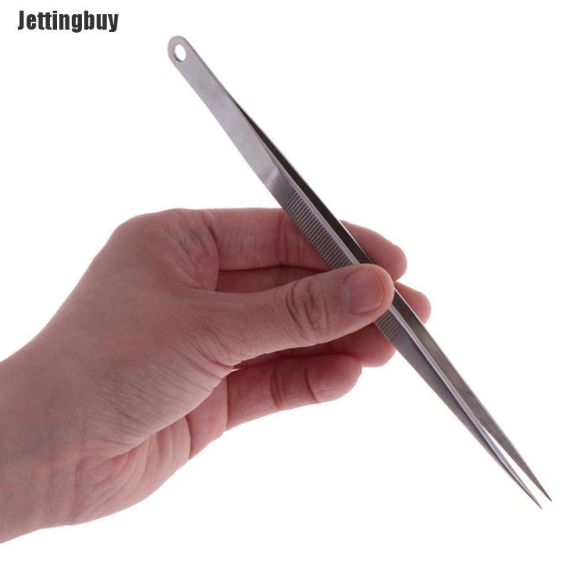 Jettingbuy 7 18Cm Dài Bằng Thép Không Gỉ Điện Tử Mũi Nhọn Nhíp Thẳng