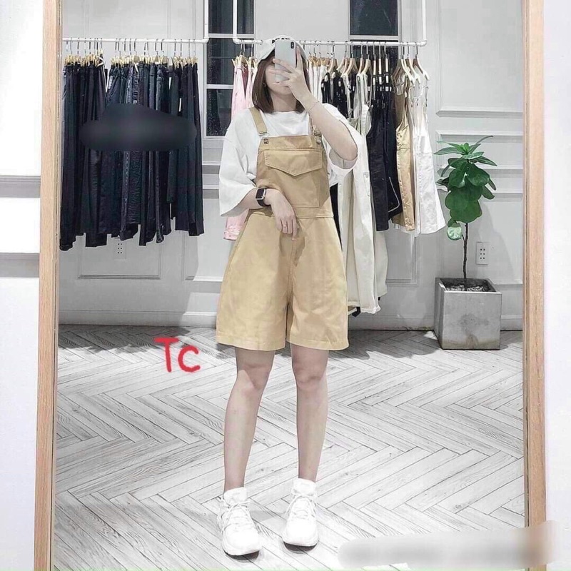 Yếm đùi kaki nắp túi TC12