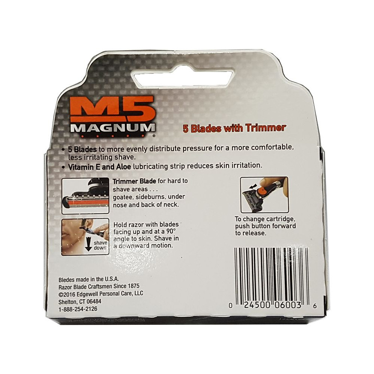 Hộp 4 lưỡi dao cạo râu M5 magnum