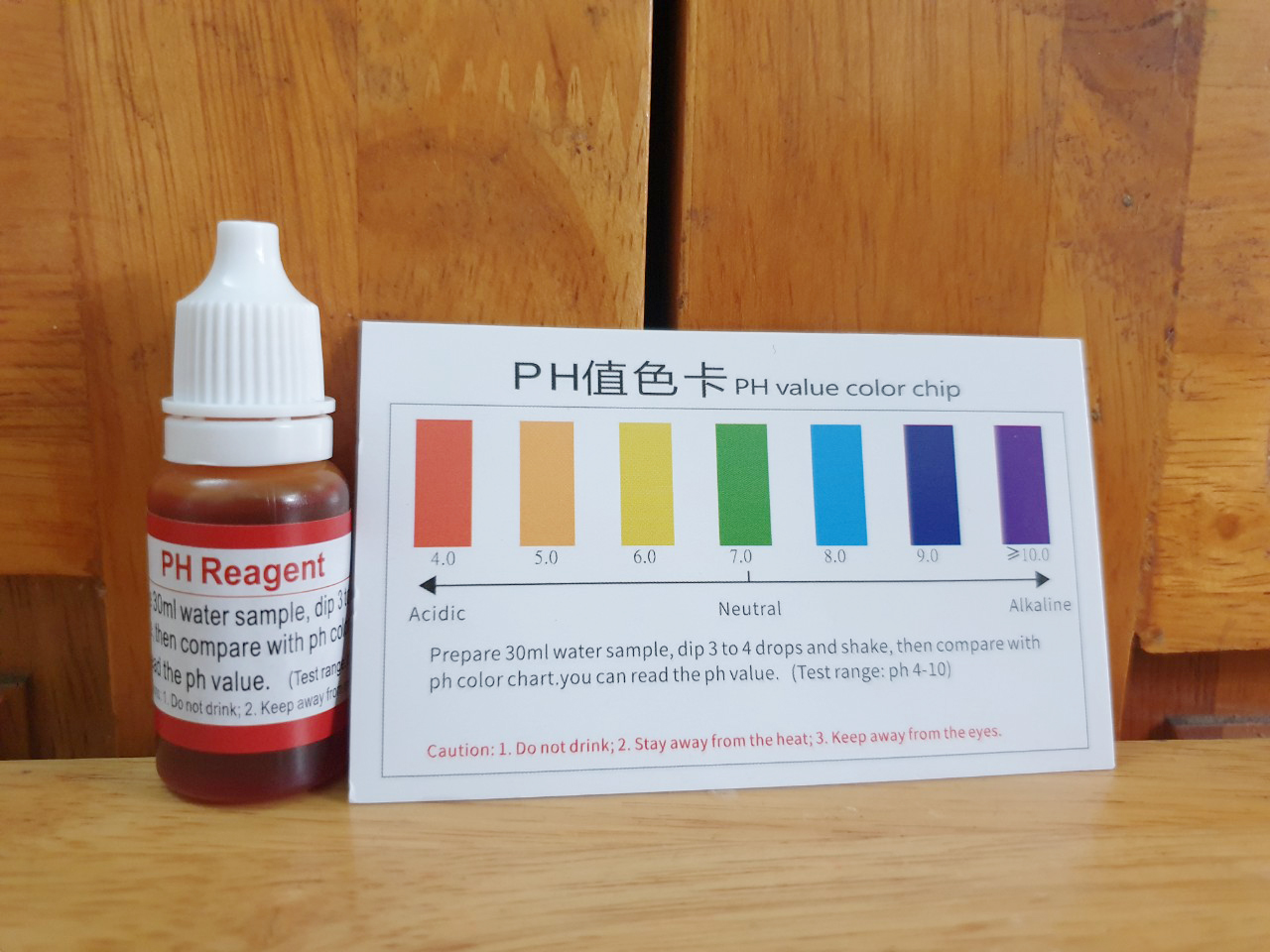 Combo 1 Lọ Test Clo và 1 Lọ Test pH