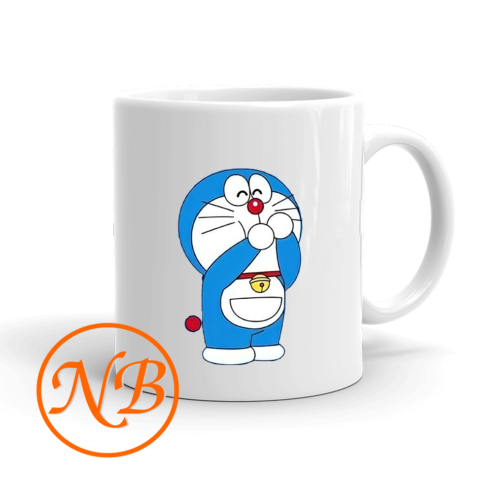 Cốc sứ in hình theo Doraemon