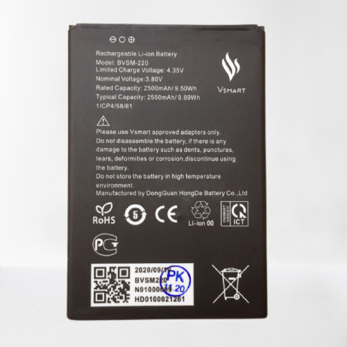 Pin vsmart bee / bvsm - 220 / 2550 mah