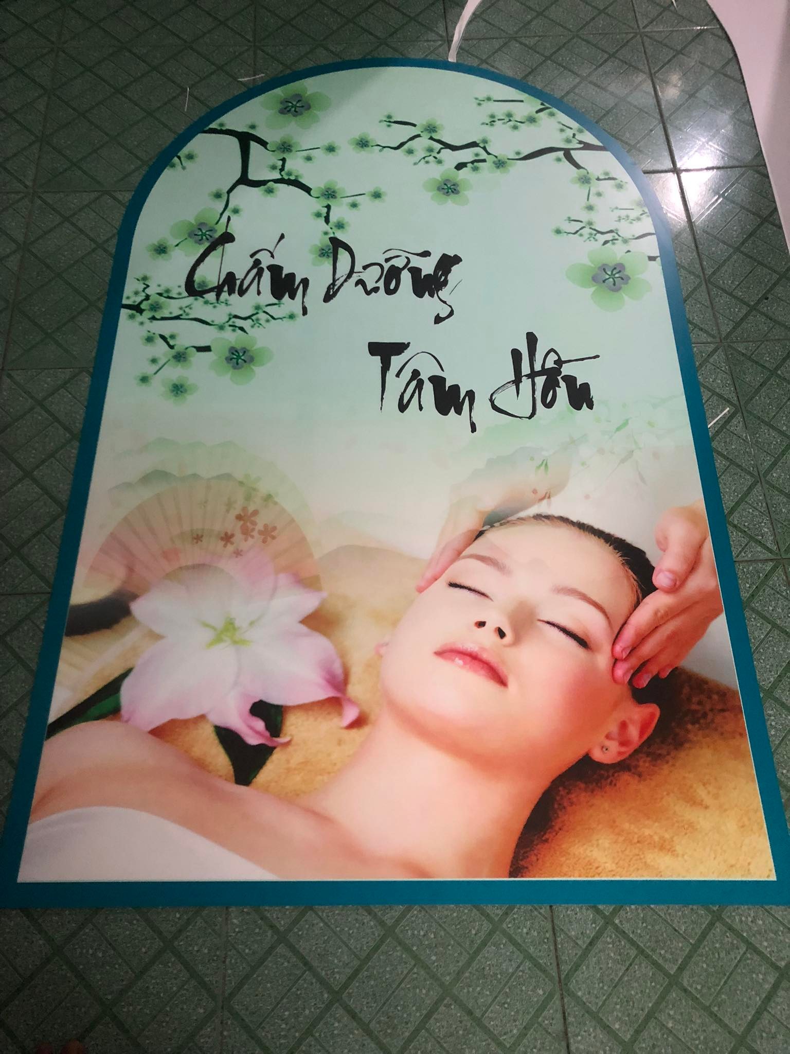 TRANH SPA DƯỠNG SINH VÒNG CUNG ( 3 TRANH KT 40X60X3 = 1,2M)