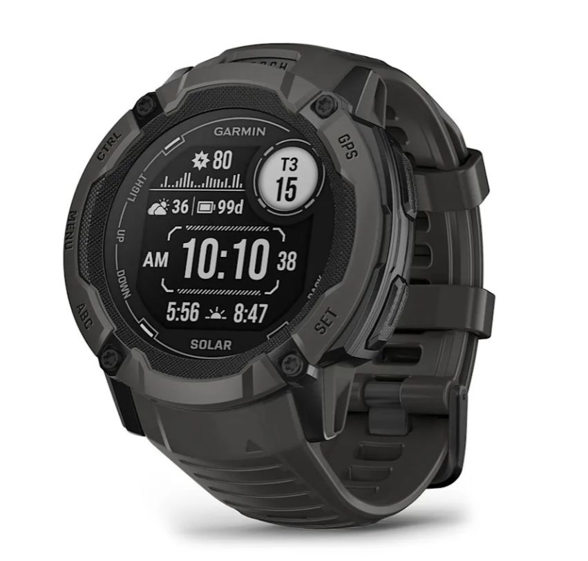Smartwatch Garmin Instinct 2X Solar, Smartwatch For Running, Smarwatch For Cycling, Smartwatch For Sports, Smartwatch For Outdoor Activities