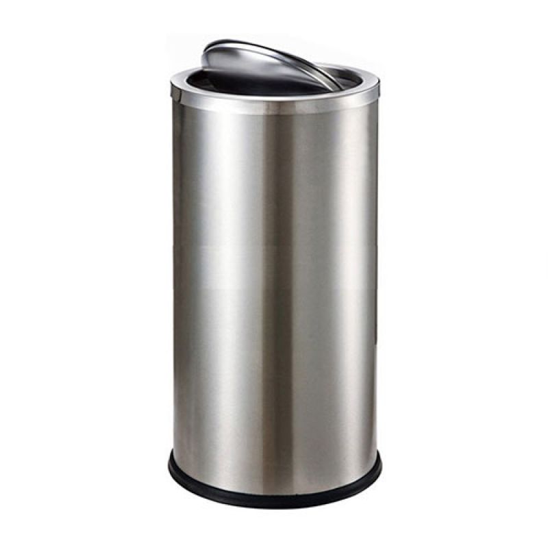 [HCM]Thùng rác Inox nắp lật