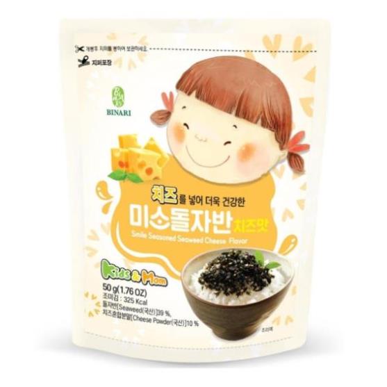 Rong Biển Ăn Liền Khô Em Bé Cười Trộn Cơm Rắc Cơm 50Gr (Nhiều vị)