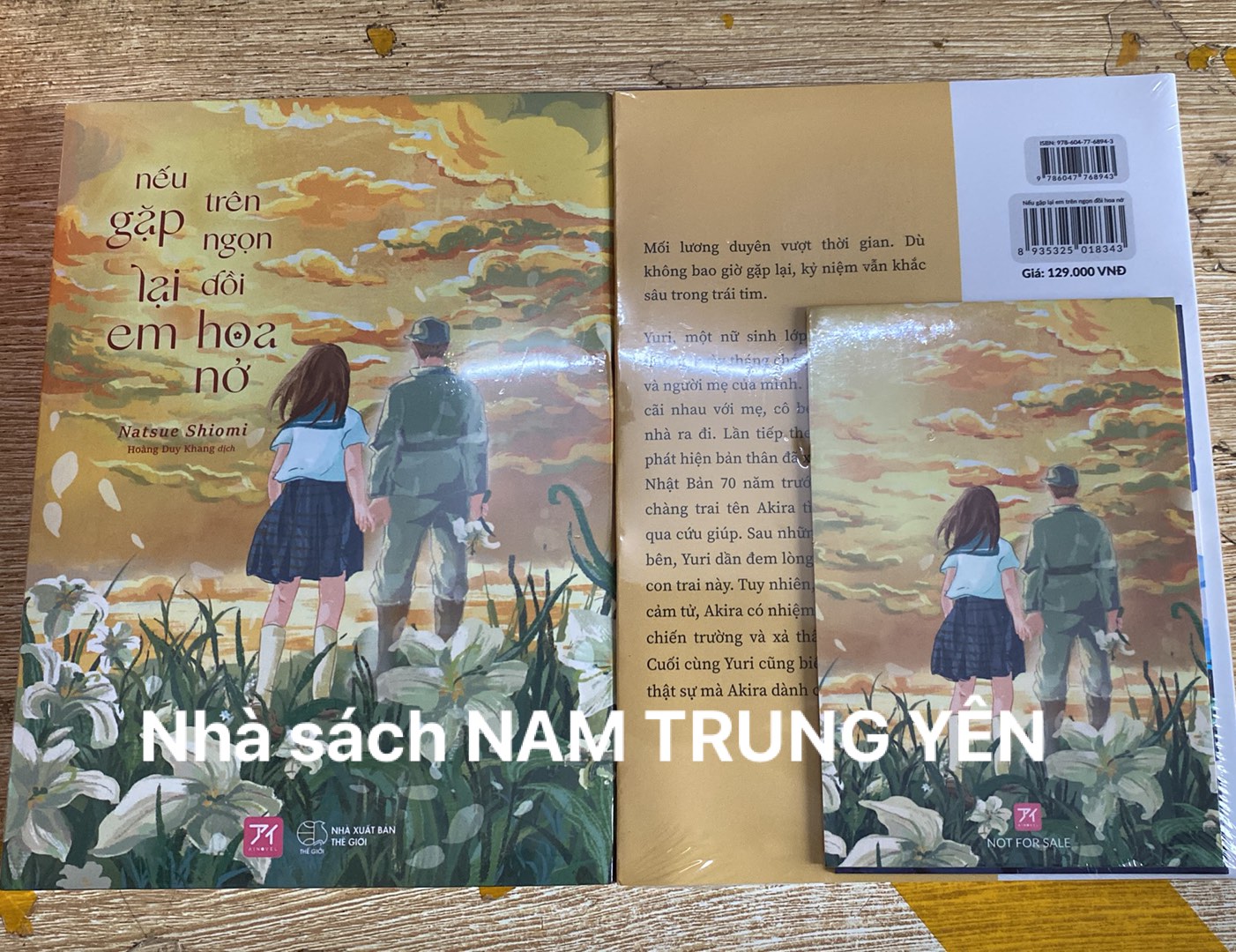 Sách light novel - nếu gặp lại em trên ngọn đồi hoa nở - natsue siomi