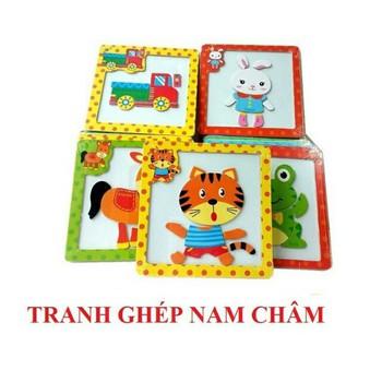 Tranh ghép nam châm (giao ngẫu nhiên)