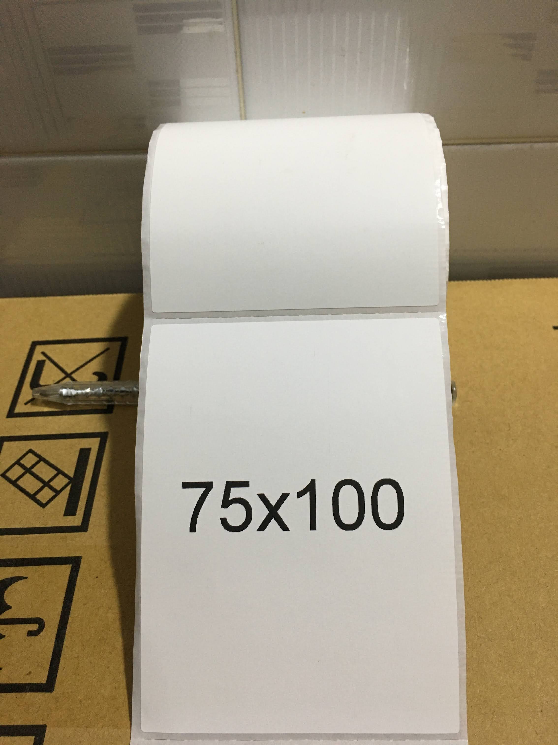 4 Cuộn tem nhiệt 75x100 in nhãn, in vận đơn