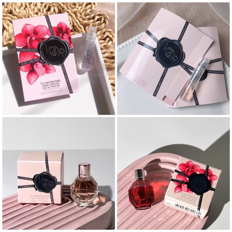 [GIẢM 5% ĐƠN 129K]Vial mẫu thử nước hoa FlowerBomb V&R