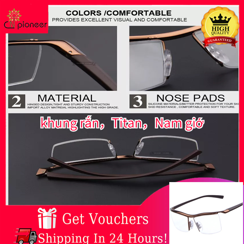 Gọng Kính Cận Titan Cao Cấp