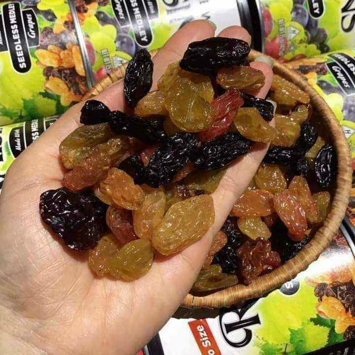 Nho khô hổn hợp MỸ --lon 425g