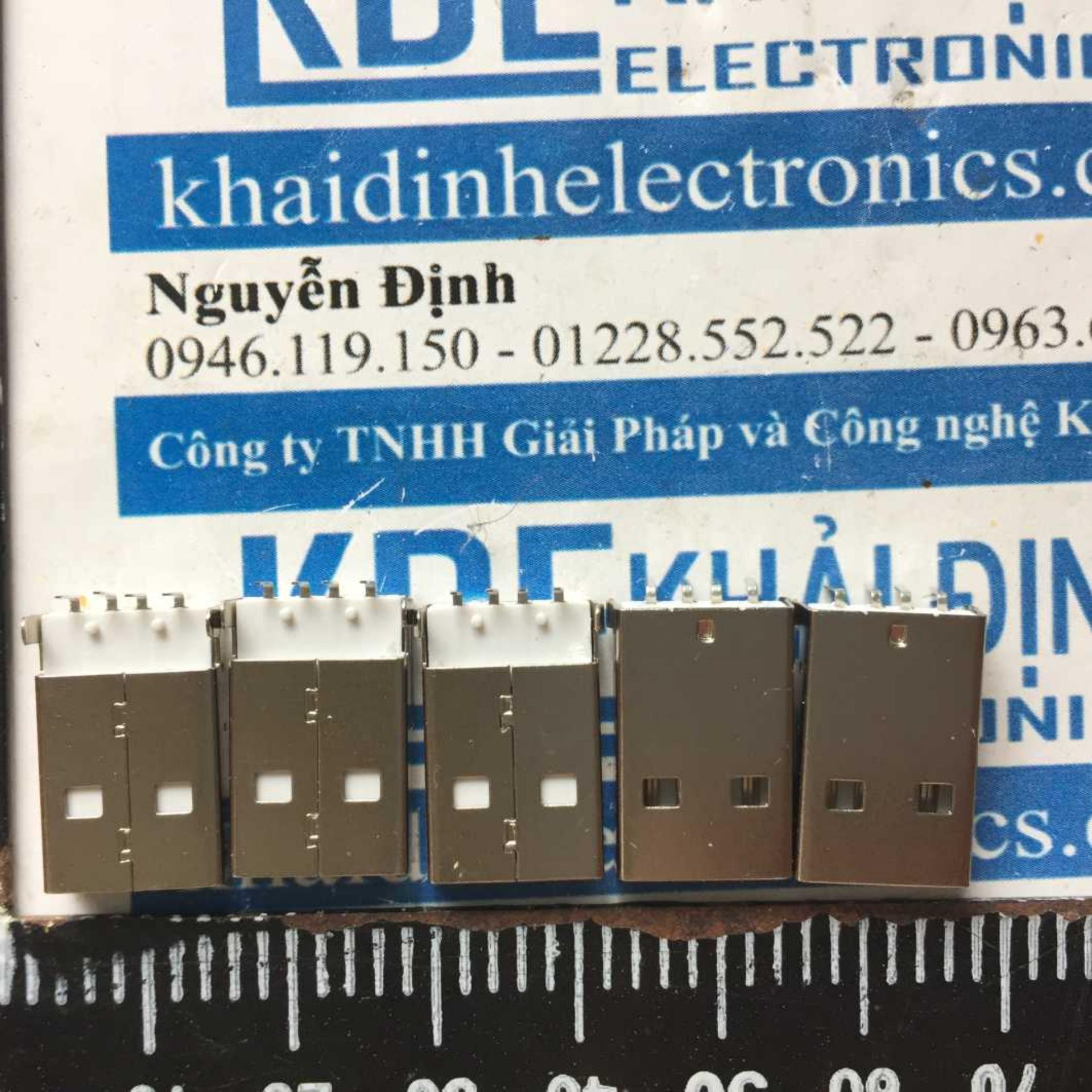 30 cái đầu cổng usb đực a 90độ, chân cắm, trụ cắm dip kde3311