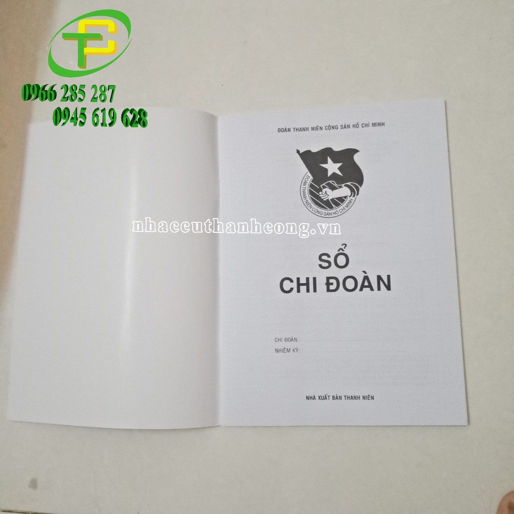 Sổ CHI ĐOÀN Màu Hồng Chuẩn Trung Uơng