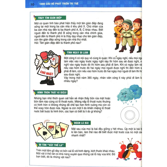 Sách - 1000 Câu Đố Phát Triển Trí Tuệ - Thách Thức IQ