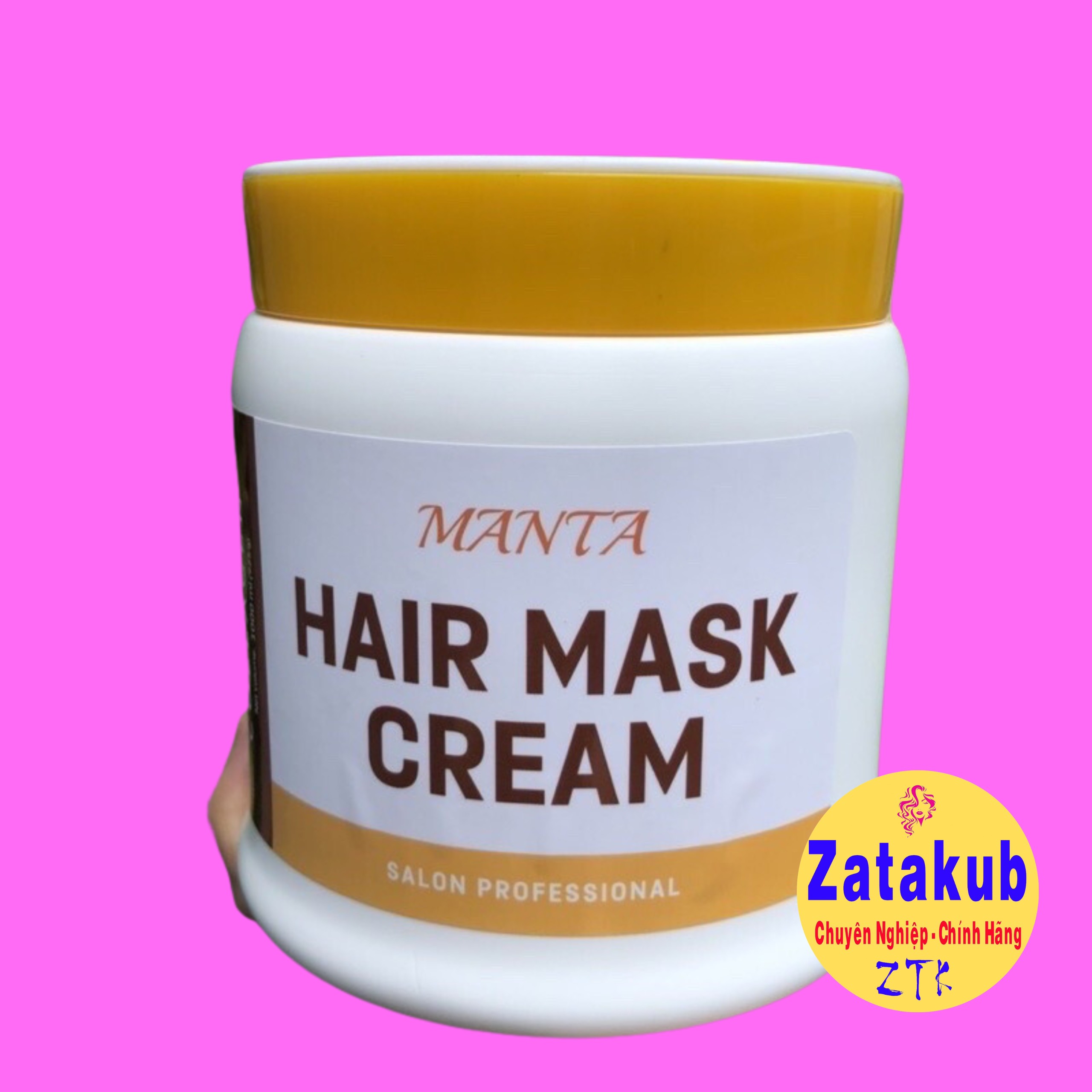 Kem hấp ủ phục hồi tóc manta collagen salon hair mask gream 1000ml