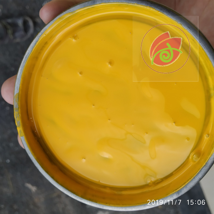Sơn sắt mạ kẽm màu vàng nghệ Epoxy Dolphin 2k (2 thành phần) 1kg