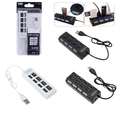 Hub Chia 4 Cổng Usb Có Công Tắc
