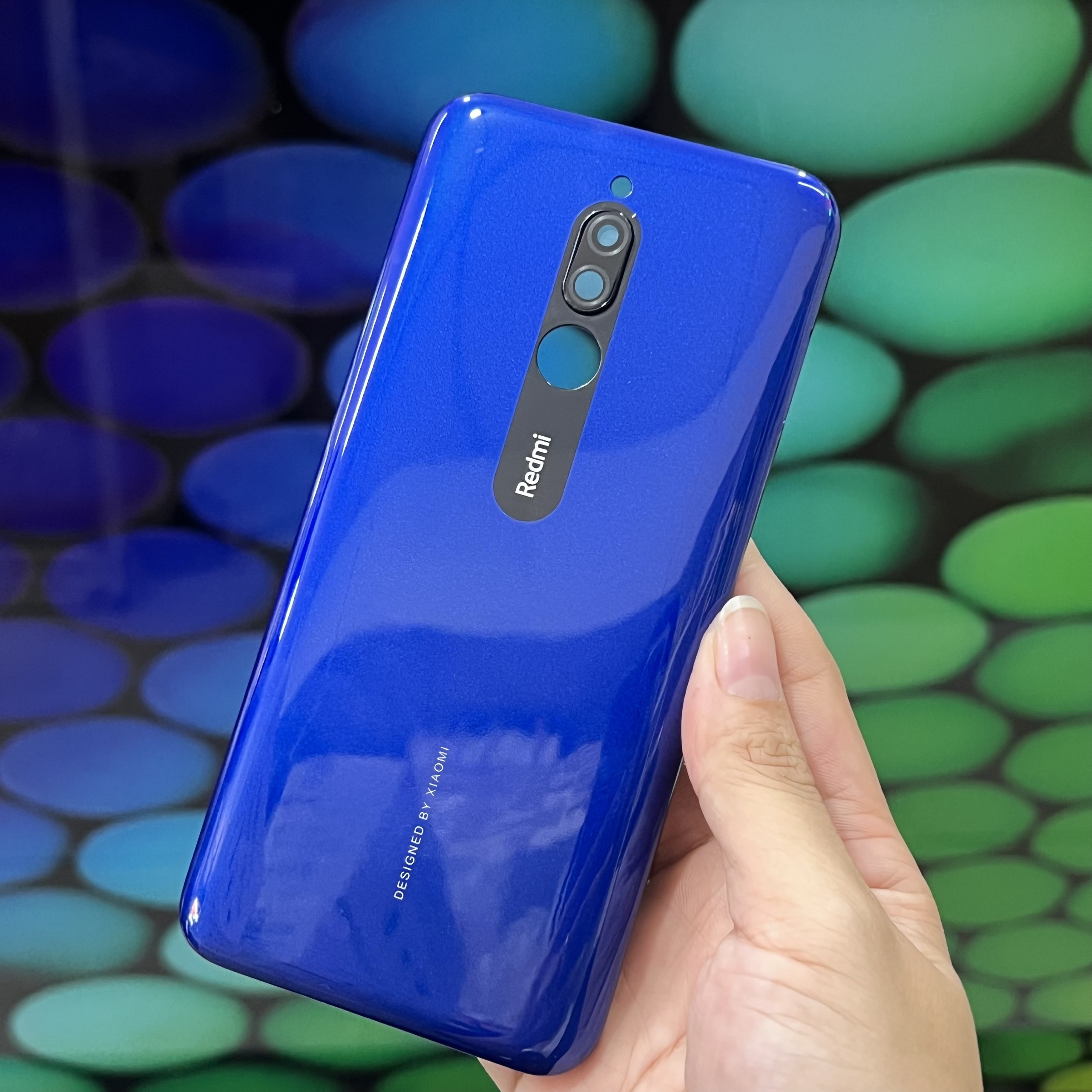 Vỏ lưng Xiaomi Redmi 8 (kèm nút, không xương màn hình)