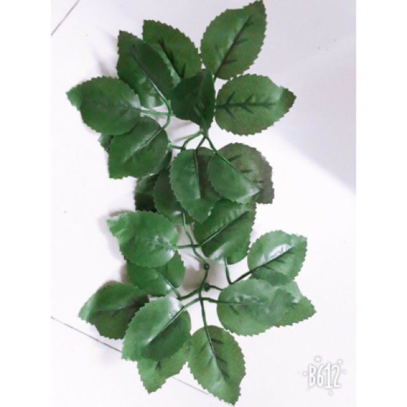 100 gram lá hồng giả dùng trang trí hoa sáp, bó hoa handmade