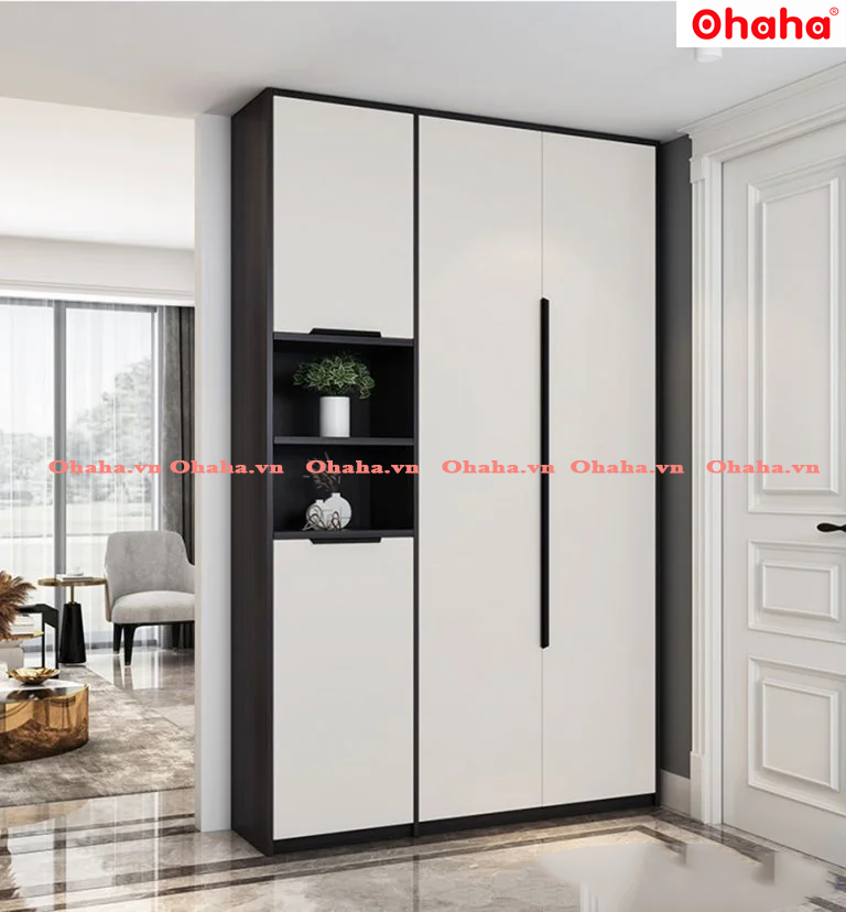 [ Freeship HCM ]  Tủ Đựng Giày Gỗ HMR Hiện Đại Comfy OHAHA 001