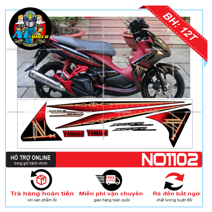 Tem xe nouvo 4 lx thái lan - decal biker