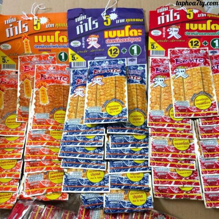 Mực Bento Thái dây 13 gói