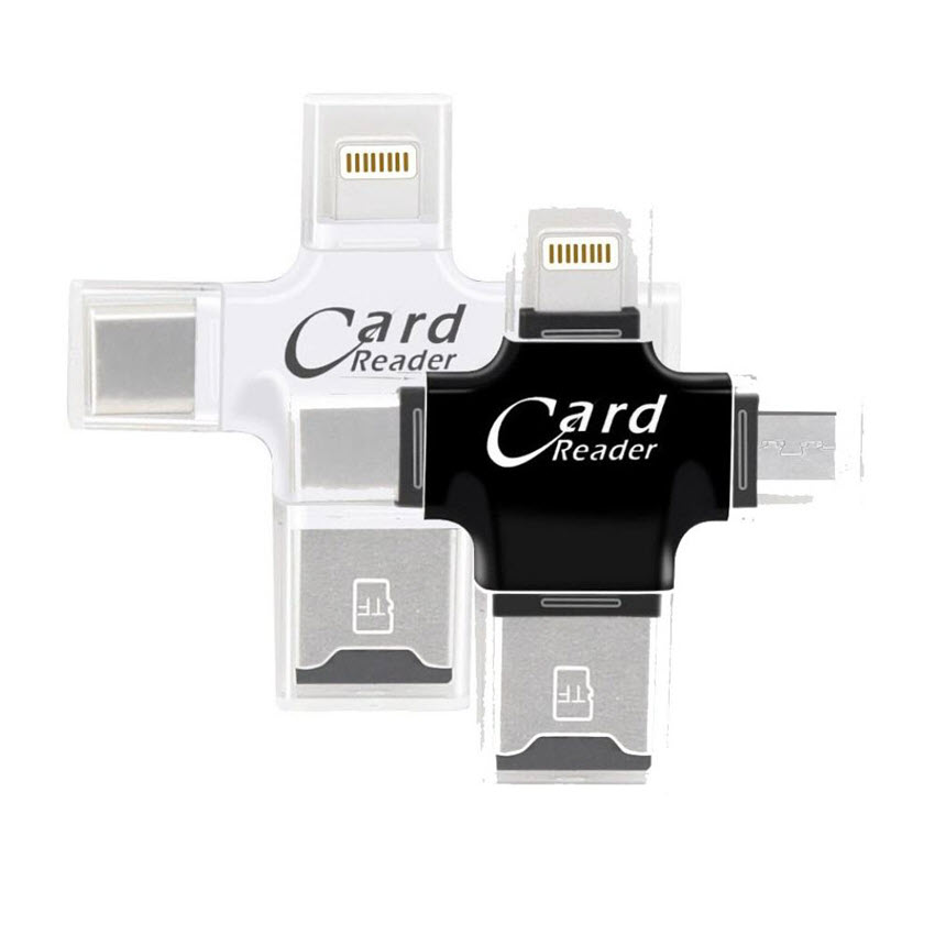 4 in 1 Memory Card Reader