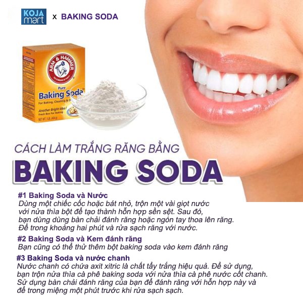 Bột Baking Soda USA Mỹ đa năng 454gr