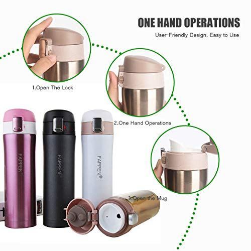 Bình giữ nhiệt Thermos  470ml vàng đồng