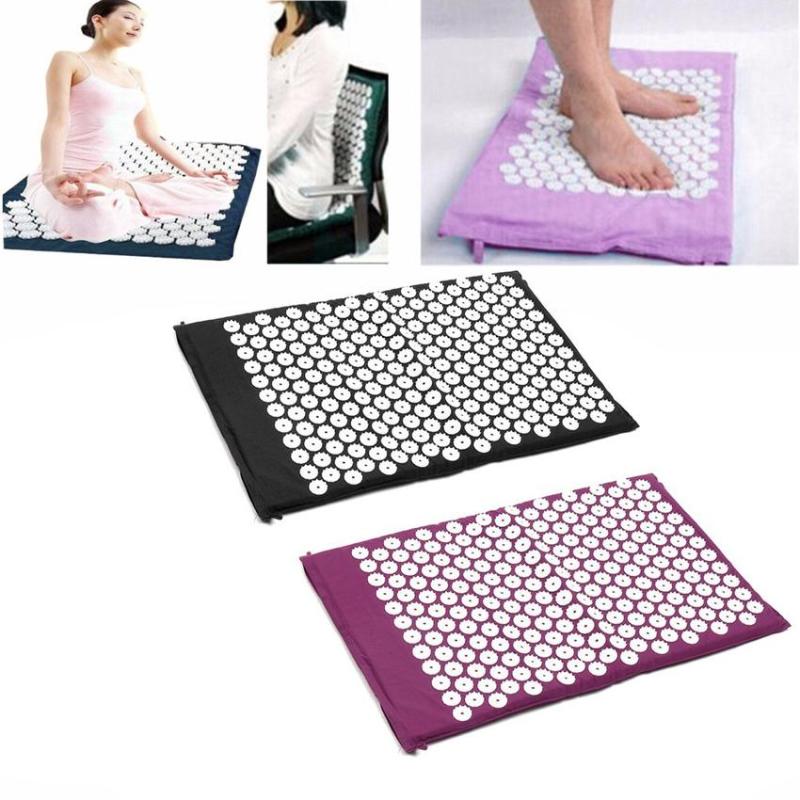 Thảm châm cứu massage Yoga giảm đau lưng, căng thẳng, cứng khớp, mất ngủ, mệt mỏi , Thảm Tập Yoga Mat Xa Mat - Kim Châm Cứu Massage