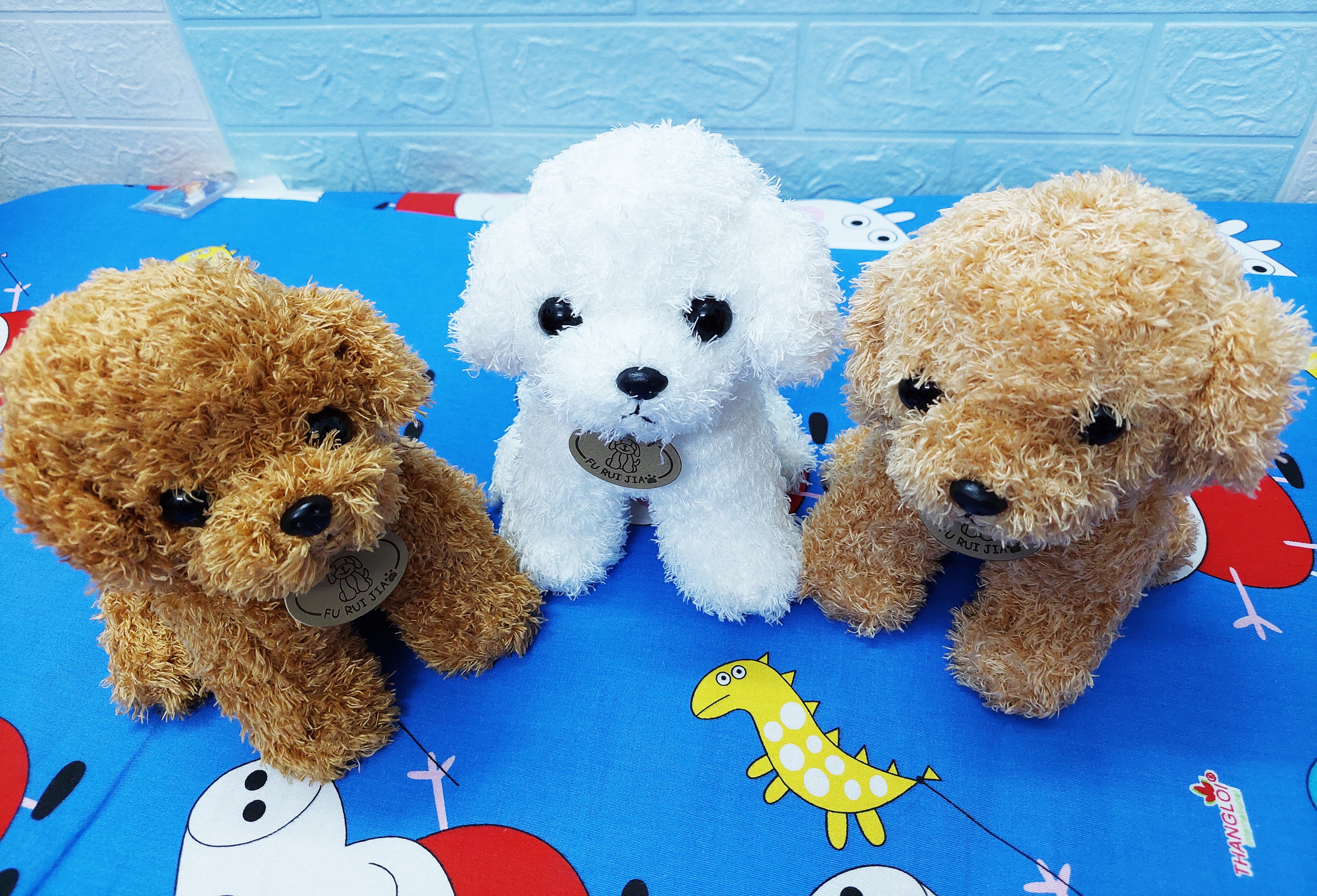 Thú bông chú chó Poodle siêu dễ thương