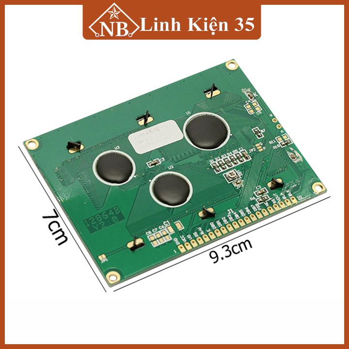 Màn hình 12864 5V (xanh dương/xanh lá tùy chọn)