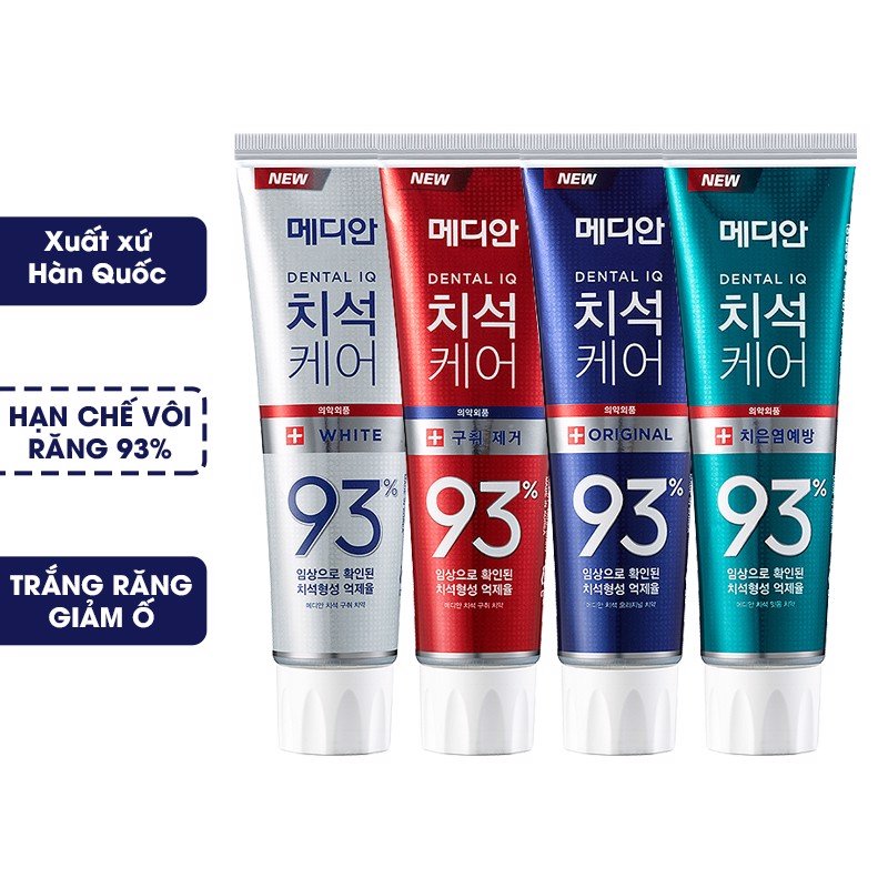 Kem đánh răng MEDIAN Dental IQ Toothpaste 93% - 120gr