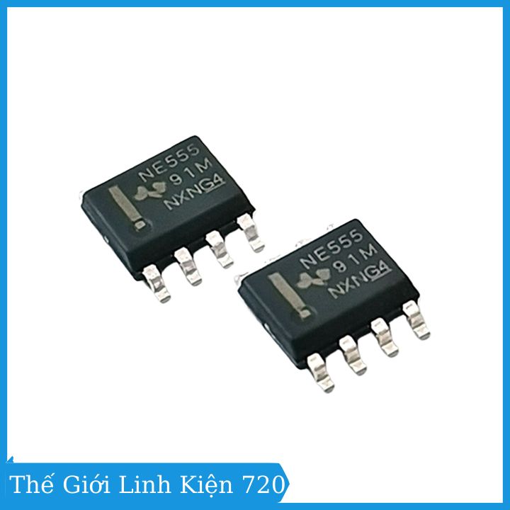 NE555 SOP8 / DIP8 - ic tạo xung dao động