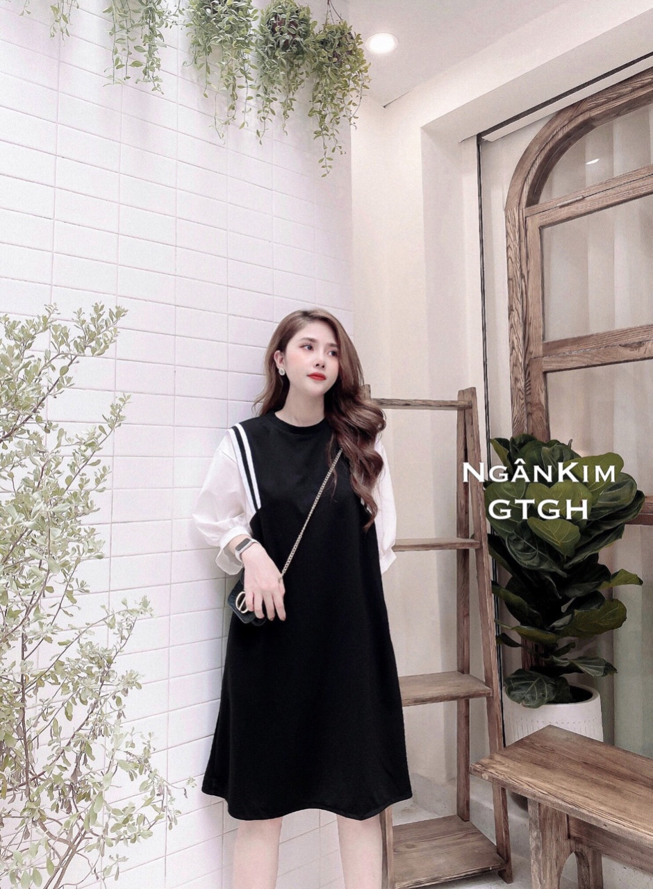 Đầm Babydoll Dáng Suông Dài - Váy Suông Chất Xốp Mát Freesize Dễ Mặc Xinh