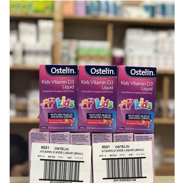 Vitamin D3 Ostelin Liquid 20ml