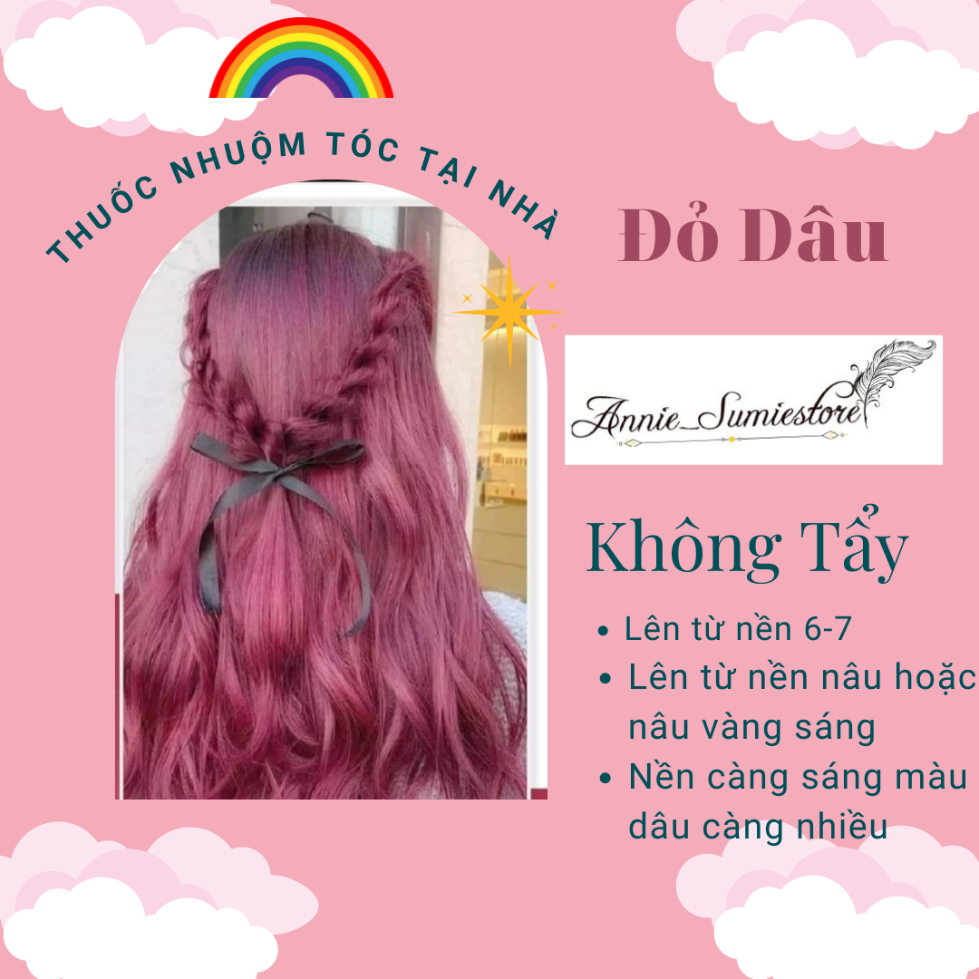 Hair dye red strawberry