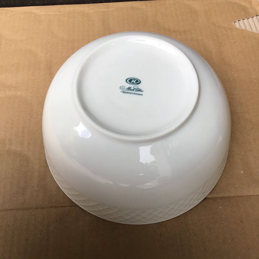Tô sứ trắng cao cấp 8 inch ( 20cm)